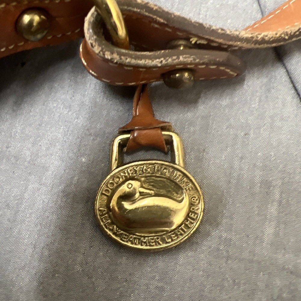 Vintage Dooney & Bourke Black All Weather Leather Crossbody Bag Purse FS Charity - Picture 13 of 13